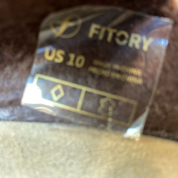 FITORY Men's Sandals, Arch Support Slides w/Adjustable Buckle Straps Size 10 - Picture 2 of 6